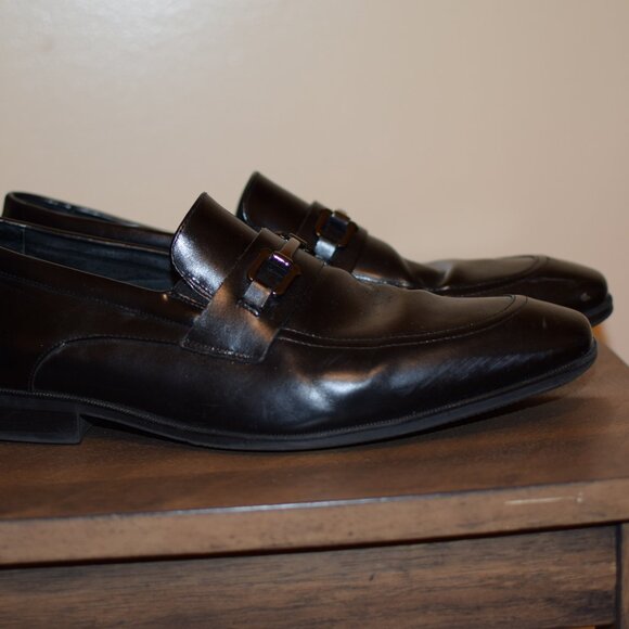 Stacy Adams Moc Toe Leather Dress Shoes Business Casual Career Formal Wear - 13M - Picture 2 of 6